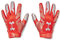 Under Armour Herren F8 Fußballhandschuhe Dunkelorange (860)/Schwarz, Größe L