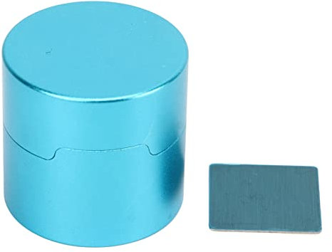 Jiawu Queue-Spitzen-Kreidehalter, Billard-Kreidehalter aus Aluminiumlegierung, Mini-Magnet-Pool-Kreidehalter, Billard-Kreide-Kasten-Pool-Queue-Kreide-Box-Halter für Billard-Queue (Blau)