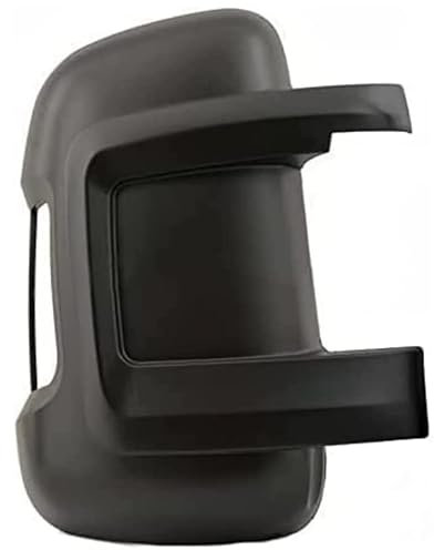 Seintech Plastic Door Wing Mirror Casing Cover - Right Driver Side O/S Wing - ABS Plastic - Compatible fit For Fiat Ducato Peugeot Boxer Citroen Relay 2006 Onwards (Black)