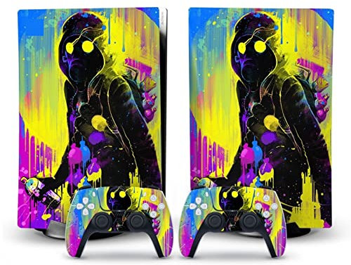YANHAO PS5 Skin - Anime Console & Controller Vinyl Cover Skins Wraps for Disc Version