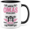 Tasse Oma Motorrad Geschenk, Manche Omas spielen Bingo…coole Omas fahren Motorrad Geschenkidee Großmutter Kaffeetasse mit Spruch lustig Kaffee-Becher Motorrad Bike Biker Großeltern (Oma Motorrad)