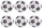 IMIKEYA 6st Fußball-papierlaterne Papier Lampions Papier Laterne Feier Lampions Laterne Hängende Deko Papierlampe Papier Lampenschirm Festival Papierlaternen Sport Weiß Baby
