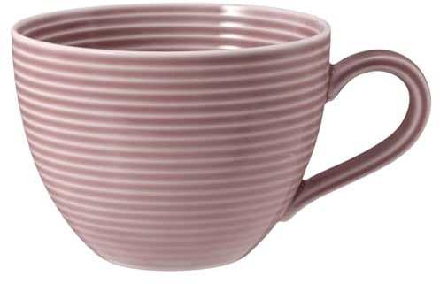 Beat Kaffeeobertasse 0,26 l mit Relief Color Glaze Altrosa