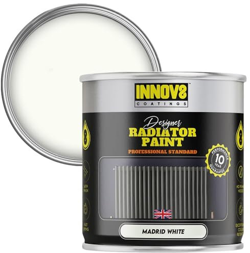 INNOV8 COATINGS RADIATOR PAINT - 750 ml - Satin - Fast Dry (Madrid White)