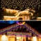 BellaAchtung LED Eisregen Lichterkette Innen Außen, 10m 352LEDs Lichtervorhang mit 11 Modi und Timer, Eiszapfen Lichterkette für Garten Balkon Hochzeit Weihnachten