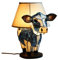 belupai Nachtlicht, lustige Kuh-Tischlampe, USB-Kuh-Form, Nachttischlampe, Tischdekoration, für Wohnzimmer, Büro, Heimdekoration