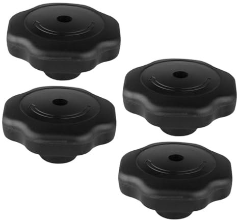 VOSAREA Pressure Cooker Knob Replacement Set 4pcs, Heat-Resistant Plastic Pot Lid Handles, Sturdy Cover Knobs for Pressure Cookers, Kitchen Cooking Accessories