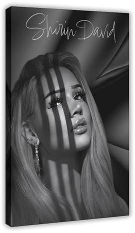 zxjwcm Shirin David Poster auf Leinwand, Schlafzimmer, Dekoration, Landschaft, Büro, Raumdekoration, Geschenkrahmen: 30 x 45 cm