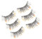 Beaupretty 3paires Faux Cils Éclatants Pour Femmes Extensions De Cils Naturels Accessoires De Maquillage Glamour Pour Soirées Et Spectacles