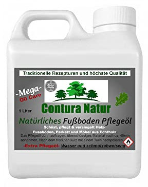 Contura Premium 1 Liter Holzöl Fußboden- Parkett- Pflegeöl zum nachölen Holz