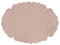 Blanc Mariclò Set Tovaglietta Americana Ovale Stile Shabby Chic, Centrino Sottopiatto Trapuntato Rosa, Collezione Carmen