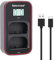 Newmowa Smart LCD Display Dual USB Charger for Canon EOS 5D Series, 6D, 7D, 60D & EOS LP-E6/E6N Battery