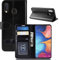 Coque for Samsung A20E Housse en Cuir PU TPU Magnétique Protection étui for Samsung Galaxy A20E A202F / A10E Telephone Portable Portefeuille Fonction Support (Black)
