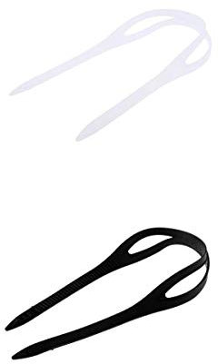 Baoblaze 2 Wasserfeste Ersatzbänder Maskenband Silikagel Band Gurt für Schwimmen Tauchen Maske Brille