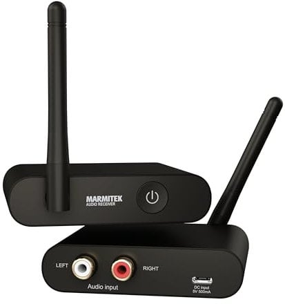 Marmitek Funk Audio Übertragung - Audio Anywhere 630 - Verbinden Sie Ihre Musik Quelle drahtlos mit Ihre Ihre Stereoanlage - Wireless Transmitter