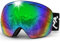 Trusiel Skibrille, Skibrille Damen Herren Anti-Fog Ski brille OTG, Skibrille für Brillenträger, 400 UV-Schutz Schneebrille Kompatibler Helm (Farbig (VLT 19%)), Einheitsgröße