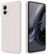 GiiYoon Coque pour Motorola Moto Edge 30 Neo Case en Silicone, Etui de Protection Antichoc Etui Housse Silicone Ultra-Mince avec Couche Intérieure en Fibre et Protection pour Caméra, Blanc