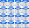 Filter VI für Pool, 16 Stück Filterkartuschen VI für Bestway Miami, Monaco Lay-Z-Spa, Vegas, Palm Springs, Flowclear Pool Filter Ersetzt die Originalkartusche 58323