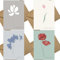 the lazy panda card company 12 abstrakte Blumen Trauerkarten mit Umschlägen - Hergestellt aus recyceltem Papier: Orchidee, Mohnblumen, Lotusblumen, Tulpen