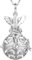 Only faith Collier bola de grossesse pour femme enceinte Arcagels Ange gardien Plaqué argent Cadeau pour futures mamans, Pequeño, Acier inoxydable, Pas de gemme