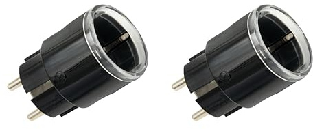 SHELLY WLAN-Steckdose Plug S Gen3, Matter, schwarz, 2 Stück