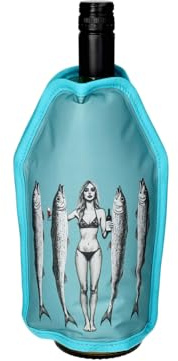 Giftcompany Froid Kühlmanschette Frau mit Fischen türkis 23,5cm