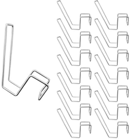 ONEBO Lot de 20 cintres à Chaussures en Acier Inoxydable Multifonction, Support Mural Chaussures,Support à Chaussures sans perçage, pour déshumidifier Les Chaussures en Cuir Étagères