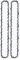 ainih 10 Inch 3/8LP Electric Saw 40 Drive Links Chainsaw Chains Logging Saw Blade Pruning Chain Saw Chain Accessories Wood Cutting