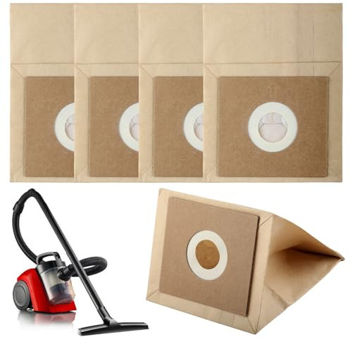 5Pcs Dust Bags for Bush Hoover, Strong Paper Vacuum Cleaner Dust Bags Vacuum Cleaner Accessories Compatible with Bush Argos Model VCB35B15C1J7W-70 VYTRONIX RBC02 BC-402 BC-501 and More