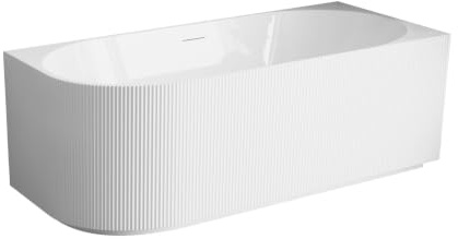 Balneo Baignoire en acrylique blanche autoportante - 170 x 80 x 58 cm - Moderne - 51 kg - 290 litres