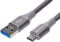 Amazon Basics USB-C to USB-A 3.1 Gen 1 Fast Charger Cable, Nylon Braided Cord, 5Gbps High-Speed for Apple iPhone 16/15, iPad, Samsung Galaxy, Tablets, Laptops, 1.8 m, Dark Grey