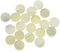dopro 20 Natur Paua Abalone Shell Inlay Griffbrett Griffbrett Dots für Gitarre Bass Ukulele Banjo 6mm White Mother of Pearl