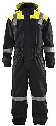 Blaklader 678619779933D108 Ungefüttert Winteroverall, Schwarz/Gelb, Größe D108