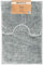 RESTILO Badematte Toilettenmatte Set 50x80 40x50 cm Badteppiche Badvorleger rutschfest Bati Grau