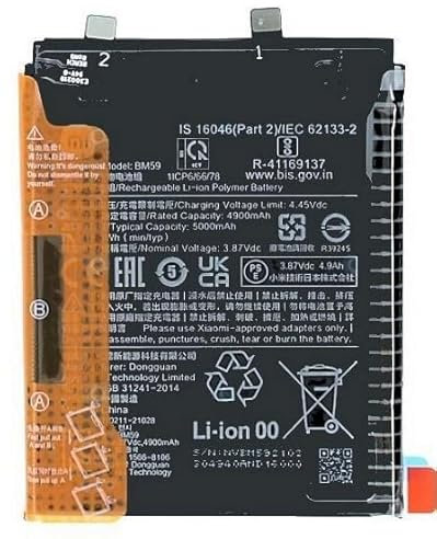Original Akku Batterie Battery für Xiaomi 11T Akku Batterie Battery BM59 5000mAh 21081111RG mit Werkzeug für einbau