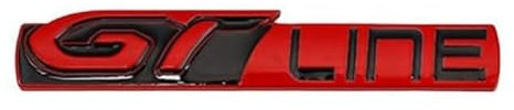 FURREN Auto Badge Aufkleber für Peugeot Renault Kia GT Line, Kühlergrill Front Motorhaube Kofferraum Auto Aufkleber Emblem Auto Emblem Aufkleber Dekoration Styling Zubehör,B