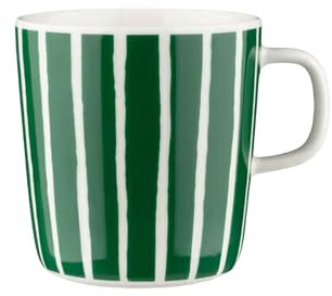Marimekko Oiva/Piccolo Mug 4 dl, White, Green