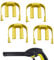 Car Washer Clips C Clip,4PCS Car Wash Machine Quick Connector Buckle Pressure Washer Replacement Part,Car Home Pressure Power Washer Trigger Gun C Clip for K2 K3 K7