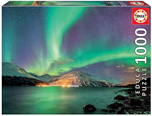 Educa - Puzzle 1000 Teile für Erwachsene | Polarlicht, 1000 Teile Puzzle für Erwachsene und Kinder ab 14 Jahren, Aurora Borealis (17967)