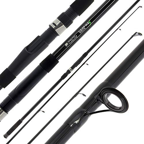 2 x NGT Karpfen Angelrute Karpfen Max – 3,6 m, 2 Stück, 1,2 kg tc. Fiberglas