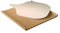 JCSPARES® - Teglia pietra refrattaria terracotta 345x350 mm cottura forno pizze con pala e ricettario inclusi compatibile con Whirlpool