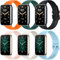 ASDONAL 6 Stück Armband Kompatibel mit Xiaomi Smart Band 7 Pro, Ersatzarmband für Xiaomi Mi Band 7 Pro Ersatzbänder Mi Band 7 Pro Armbänder Strap (6 Farben)