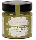MAMMMÀ – Crema proteica spalmabile con il 30% di Pistacchi, 100% naturale, alto contenuto di proteine, senza glutine, senza olio di palma, senza zuccheri aggiunti, senza sale, 100% Made in Italy