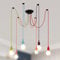 Lightess Pendelleuchte Spinne 6-Flamming Bunt Kronleuchter Kinder Deckenlampe E27 Hängeleuchte für Kinderzimmer Wohnzimmer Schlafzimmer
