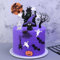Cake Topper Halloween, Kuchendeko Halloween Tortendeko Halloween Cupcake Deko, Halloween Cupcake Topper, Halloween Deko Torte, Kuchen Topper, Kuchendekoration, für Halloween Party Deko (B)