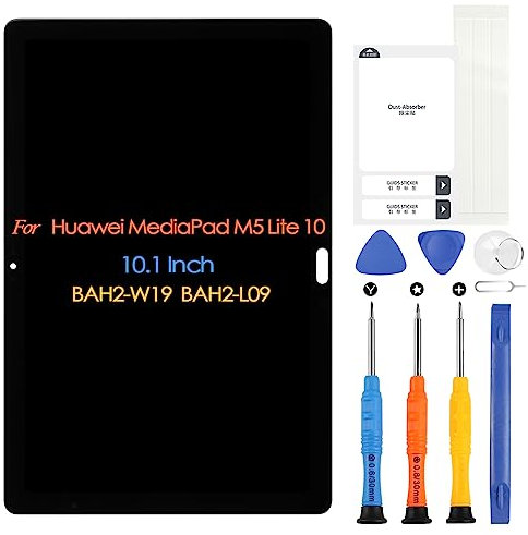 ARSSLY LCD Schermo per Huawei MediaPad M5 Lite 10 Display per Huawei M5 Lite 10,1 pollici BAH2-W19 BAH2-L09 Sostituzione Schermo Touchscreen Digitizer con Riparazione Kit (nero)