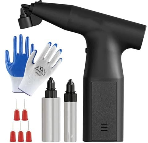 Electric Paint Sprayer - 1500mAh High Power Electric Sprayer | Rechargeable House Paint Sprayer | Spray Paint Machine with Nozzles & Gloves | Spray Painter for Furniture, Cabinets & Walls