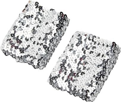Funkelnde elastische Armstulpen – dehnbare Passform und glitzernde Pailletten Design für Partys, Bühnenauftritte, Kostümzubehör – Damen-Tanzbekleidung, Mode