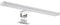 SEBSON® LED Spiegelleuchte 40cm, Bad IP44 neutralweiß 4000K 400x108x44mm 8W 600lm, Aufbauleuchte + Klemmleuchte, Aluminium, Schminklicht