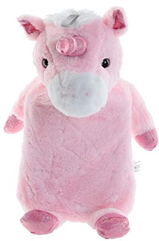 Wärmflasche mit Körnerkissen für Microwelle Bezug Einhorn Unicorn Wärmeflasche Kuschel Einhorn